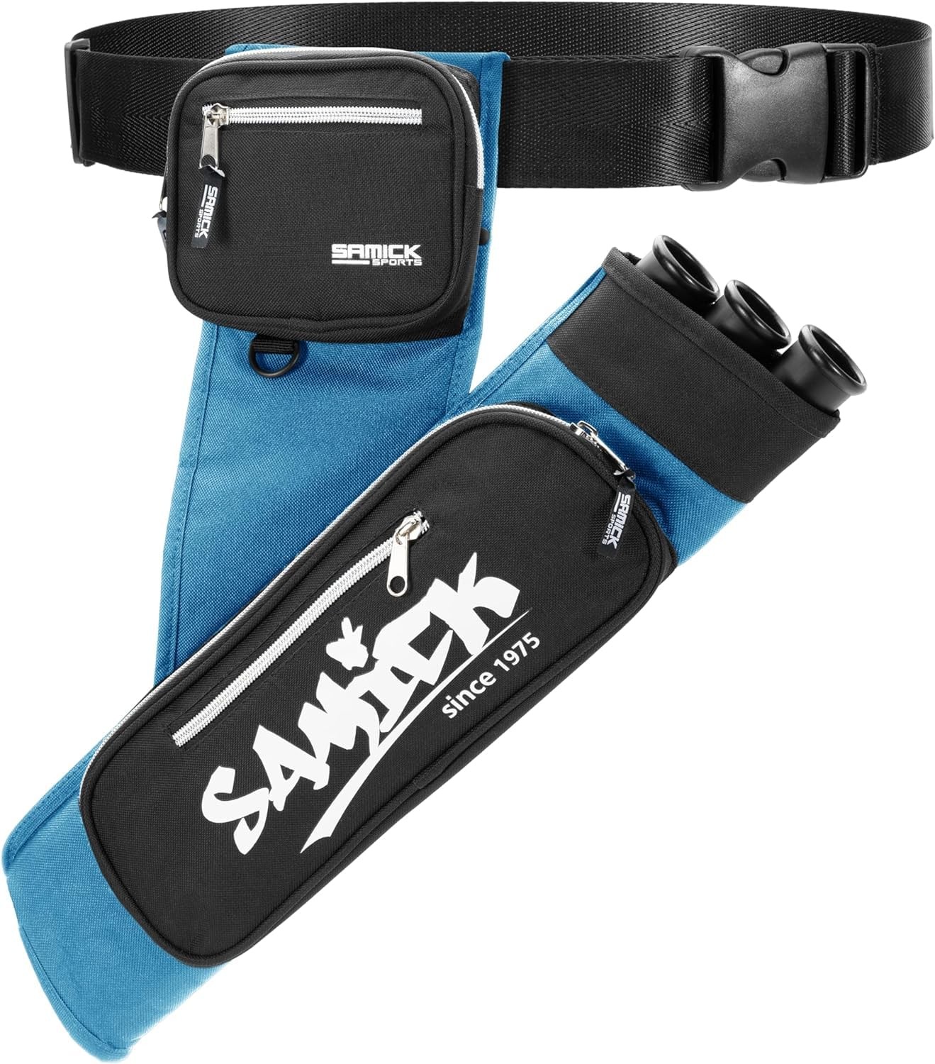 SAMICK SPORTS Archery Arrow Quiver - Adjustable Waist Hanged with Blue