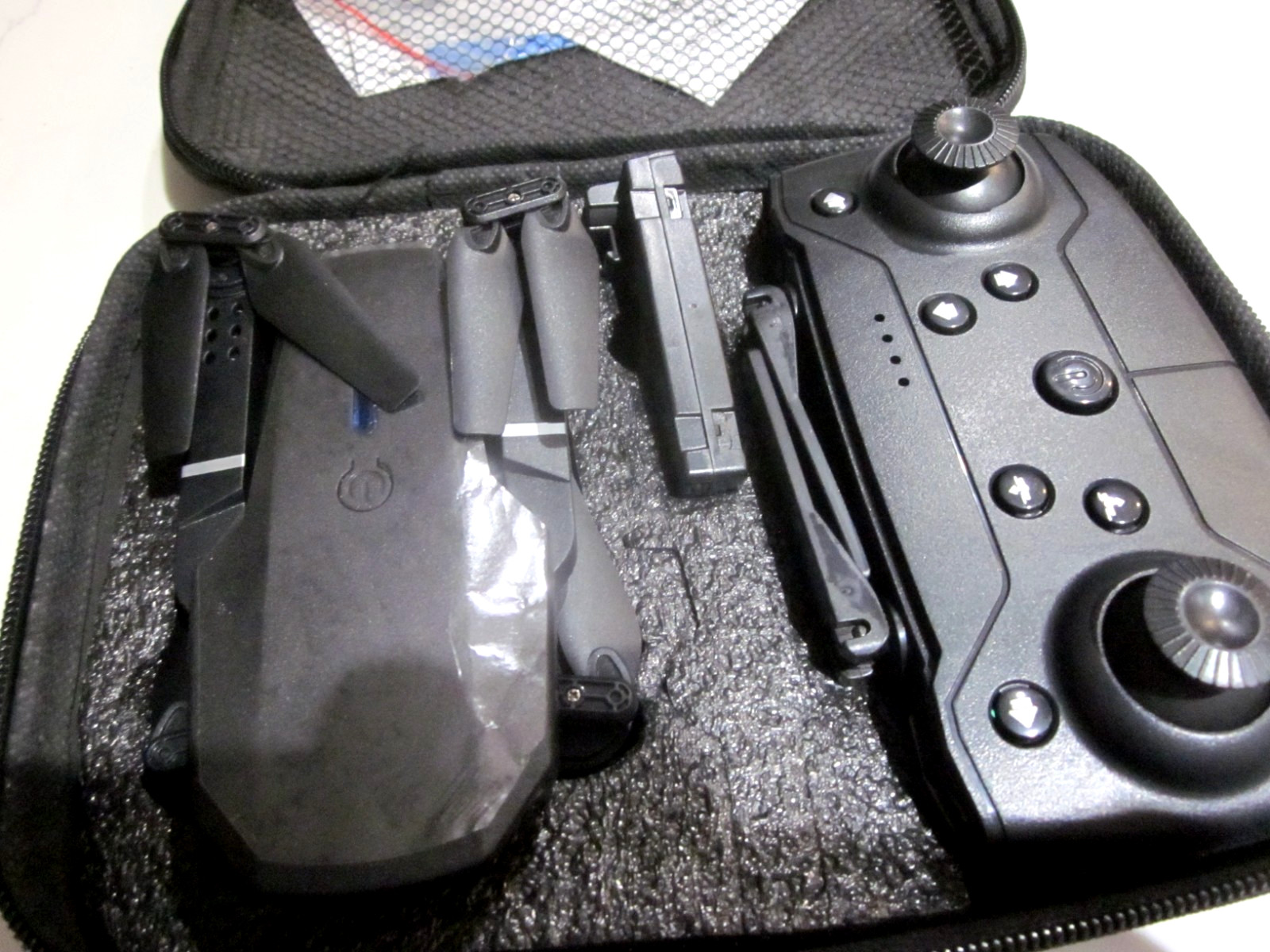 Super Endurance Foldable Drone /Black With Carry Case