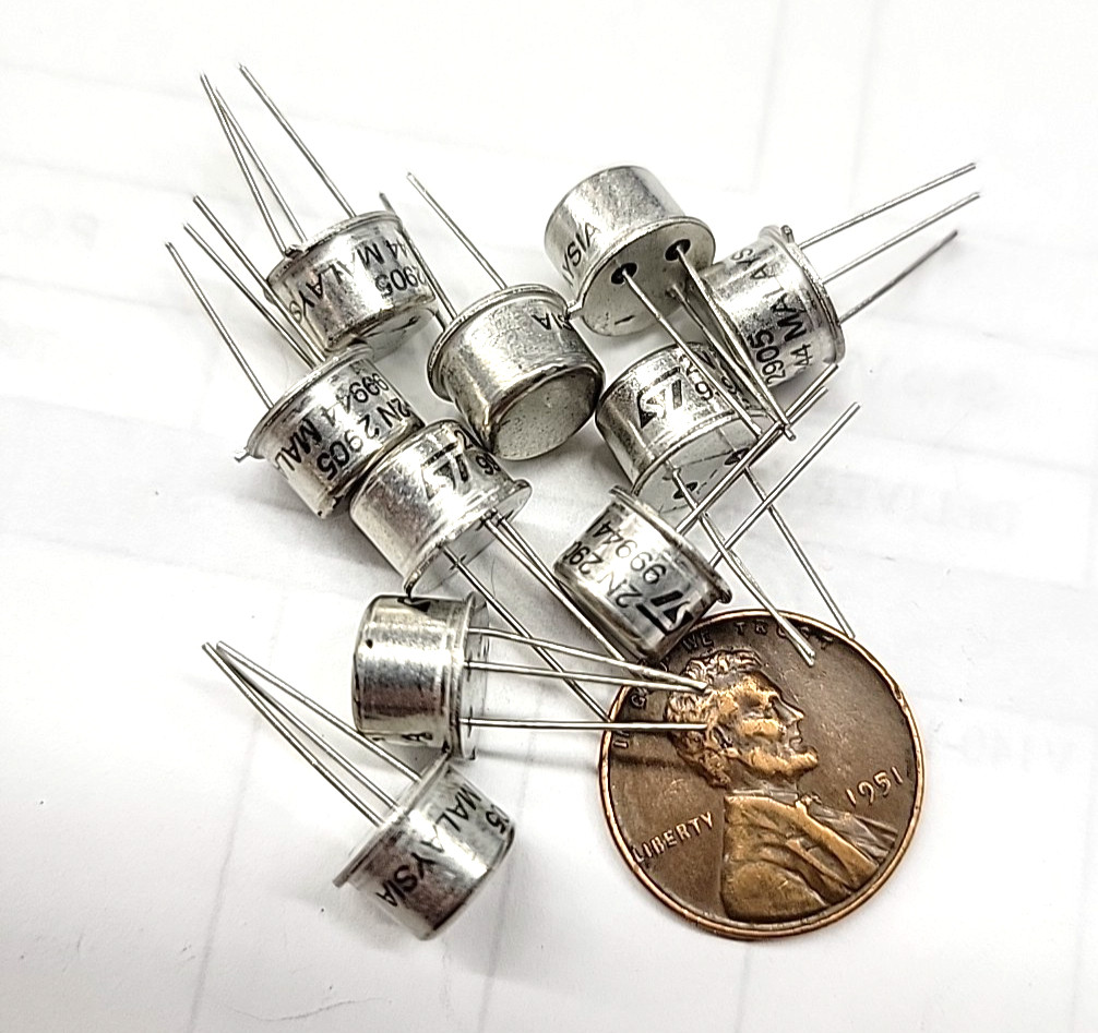 2N2905-ST  Transistor TO39 CASE PNP SI Audio AMP 10pcs ST THOMPSON equal =NTE129