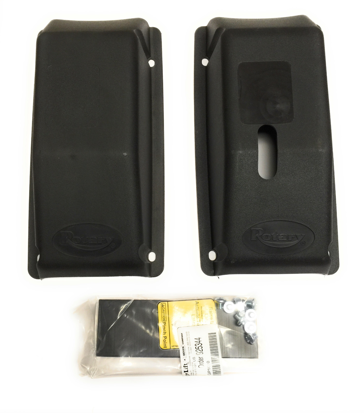 GP1010 Rotary Lift OEM Safety Lock Cover Kit for 2-Post Lifts Set of 2 w/ decal