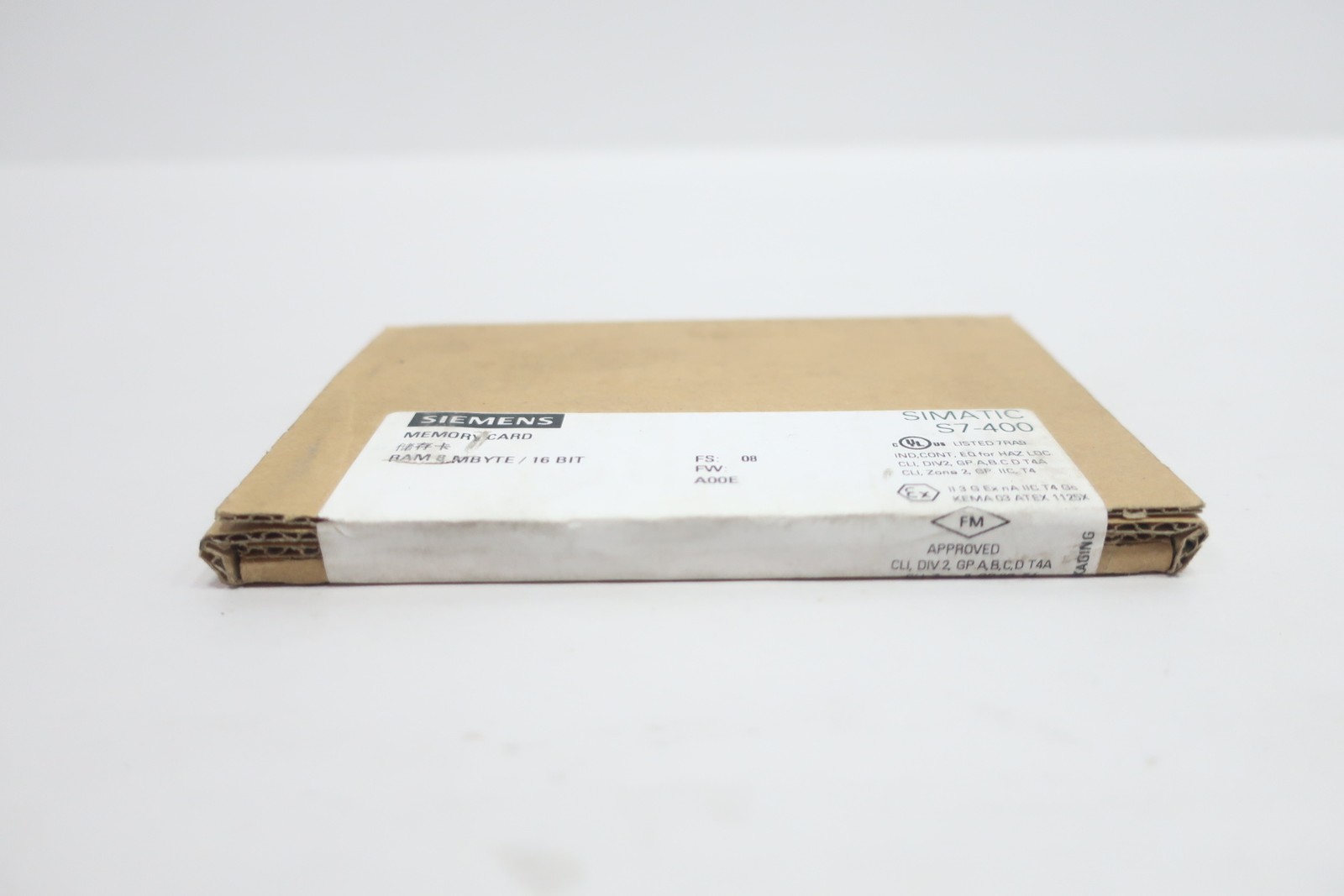 Siemens 6ES7952-1AP00-0AA0 Simatic S7-400 Memory Card 8 Mb 16 Bit
