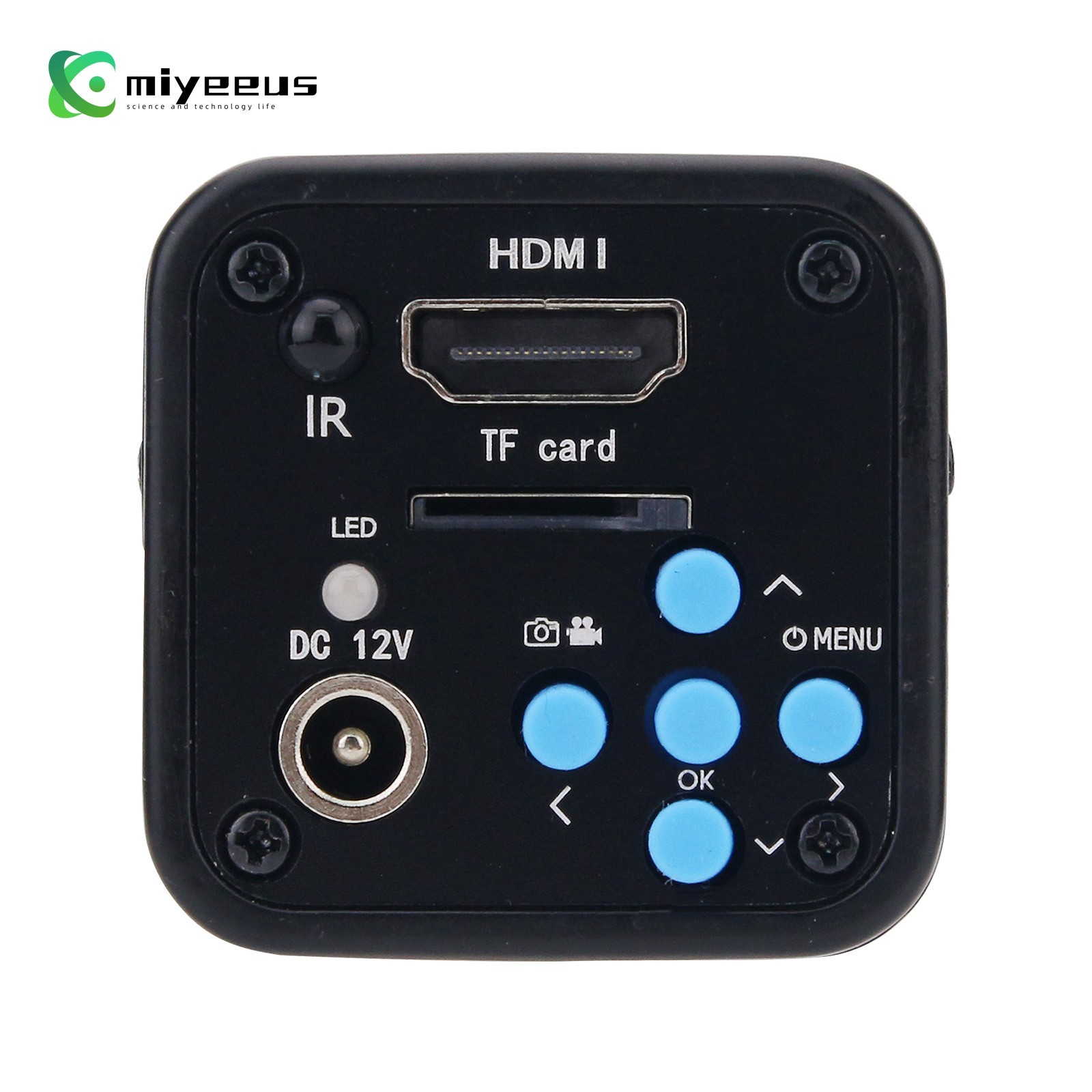 HY-5199 56 LED Ring Light Version 4K 1080P HDMI Video Microscope Camera 130X