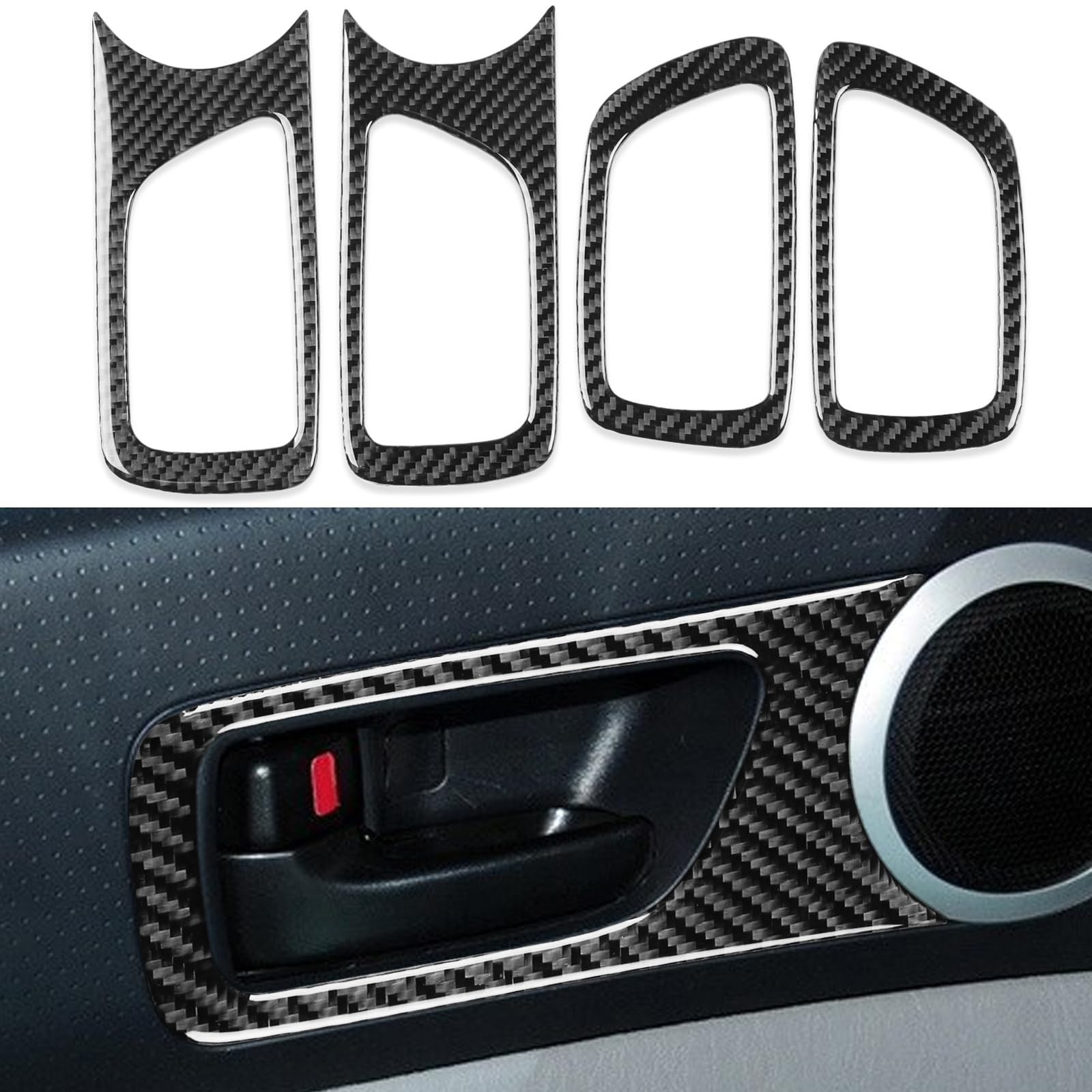 NVCNX Real Premium Carbon Fiber for Toyota 2nd Gen Tacoma Accessories 2005-20...