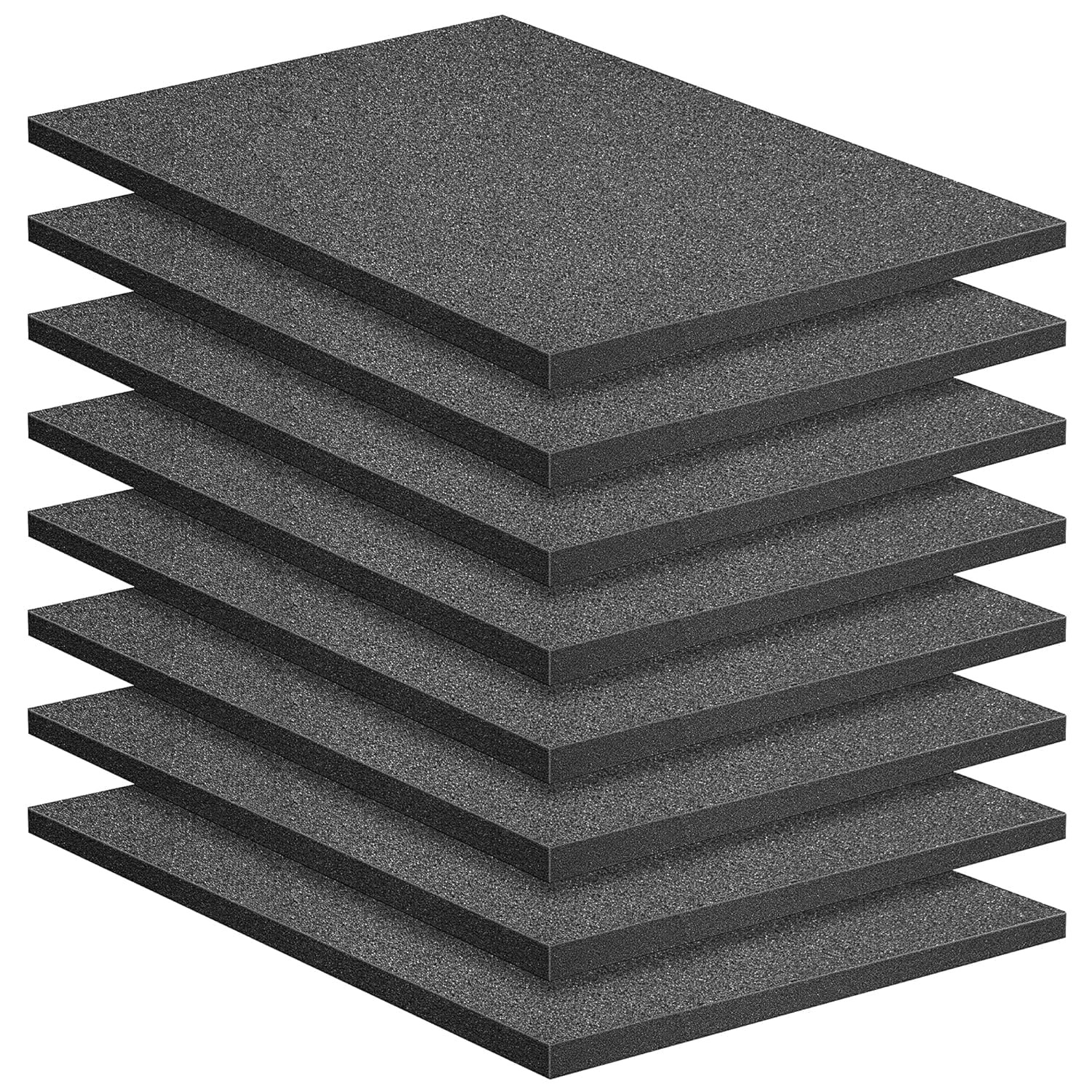8 Pcs Polyurethane Foam Sheet- 16 X 12 X 1 Inch Cuttable Foam Inserts for Cases-