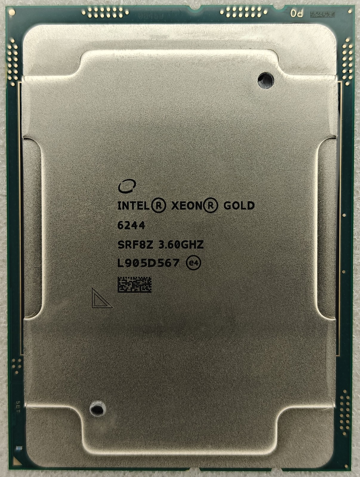 Intel Xeon Gold 6244 3.6GHz 24.75MB 8-Core LGA 3647 CPU / Processor #SRF8Z