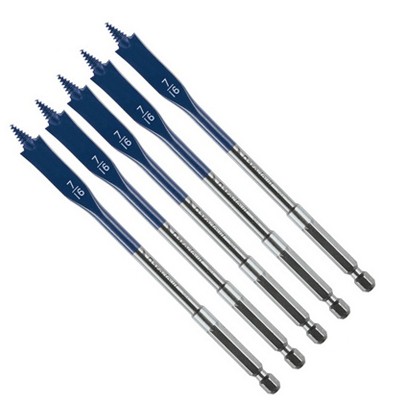 Bosch 5 Pack of 7/16 In. x 6 In. Daredevil Spade Bits - DSB1004B-5PK