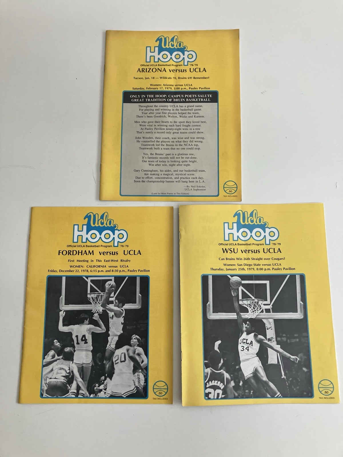 A lot of three UCLA men’s basketball programs hoop 1978 1979