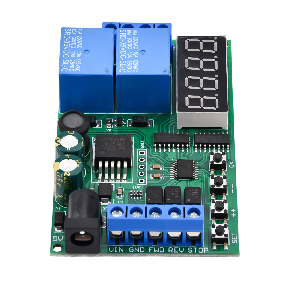 DC5-25V Cycle Delay Relay Module Motor Forward Reverse Start Stop Control Relay