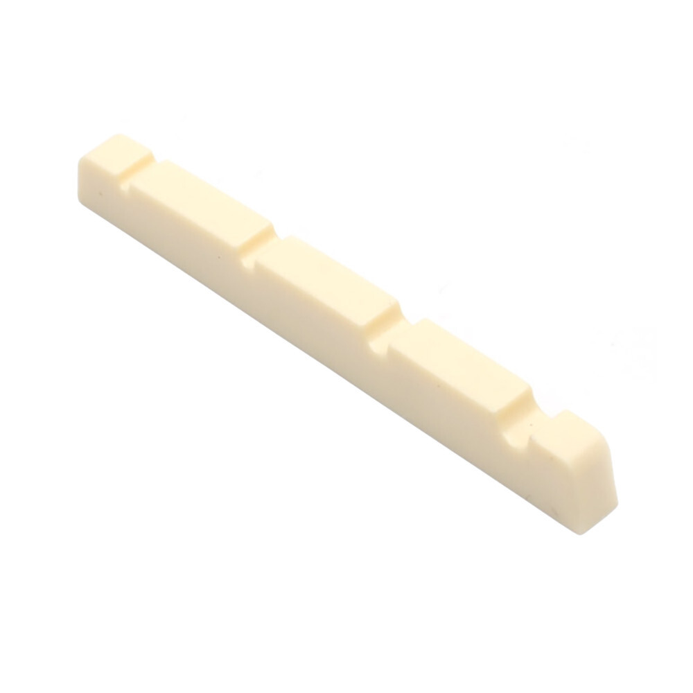 50pcs Alice Narrow Slot Nuts Replacement 43x3.4x5.3mm for 4 String Bass Guitar