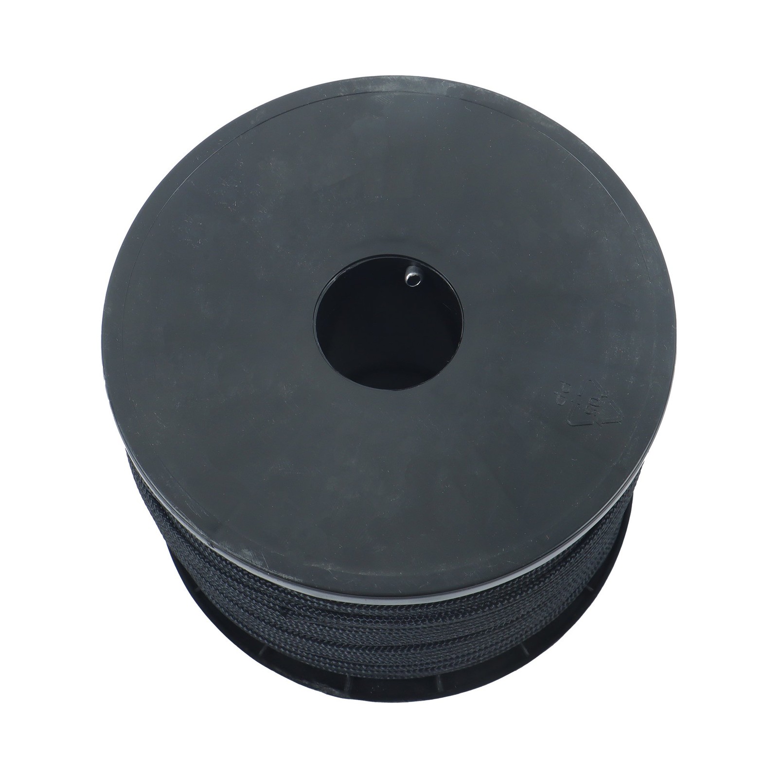 1/8in×500FT Black Dacron Polyester Rope Braid Abrasion Resistance Industrial