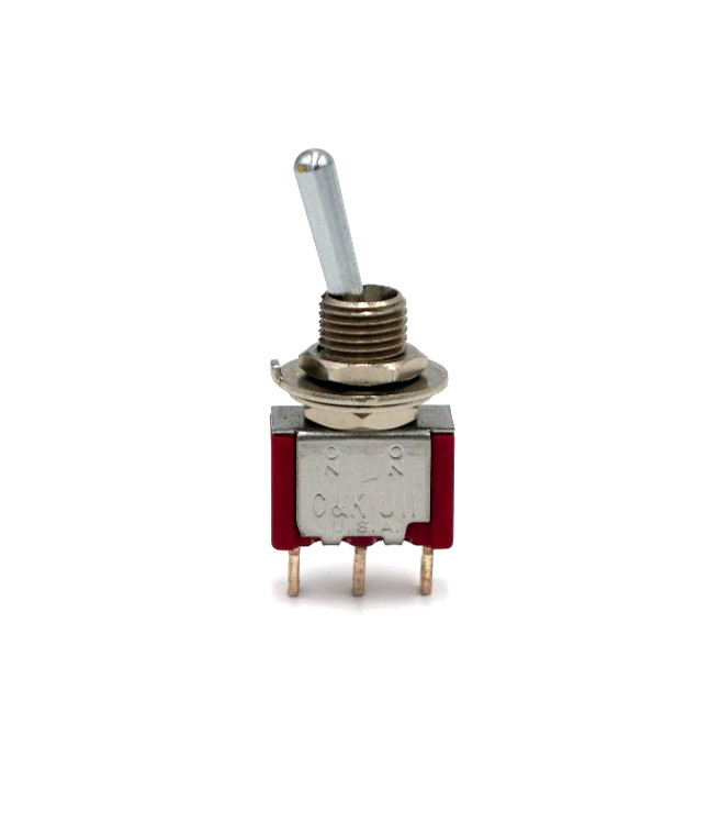 C&K 7101 Series Mini Toggle Switch On-On 5A 120V 2A 250V - NEW