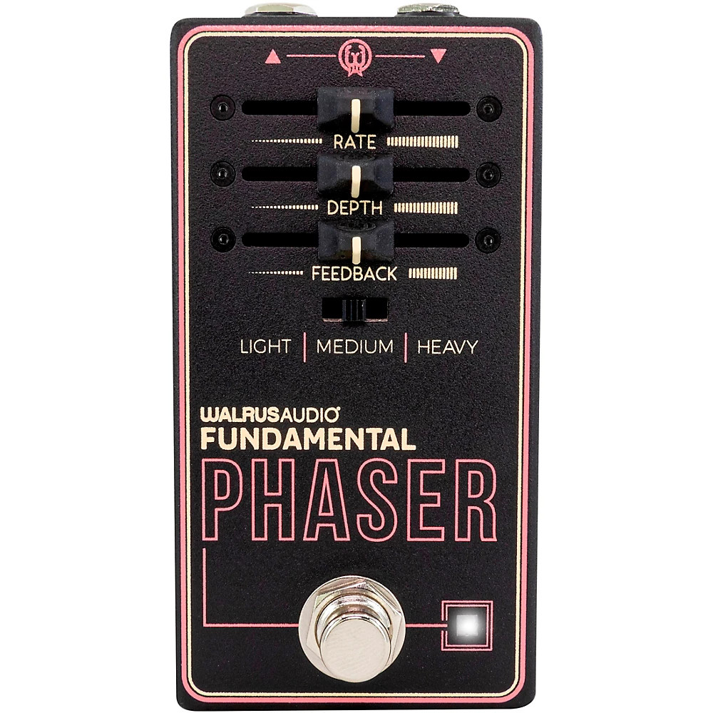 Walrus Audio Fundamental Series: Phaser Effects Pedal Black