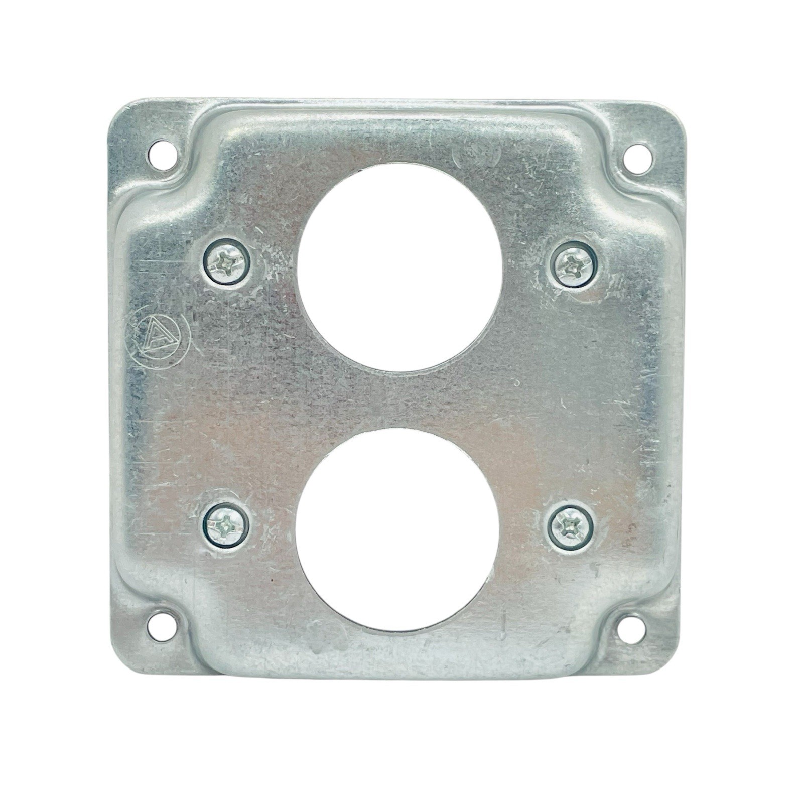 EGS Appleton 8364 4” Square Box Cover 1/2” Raised Single Flush Receptacle ~NEW~