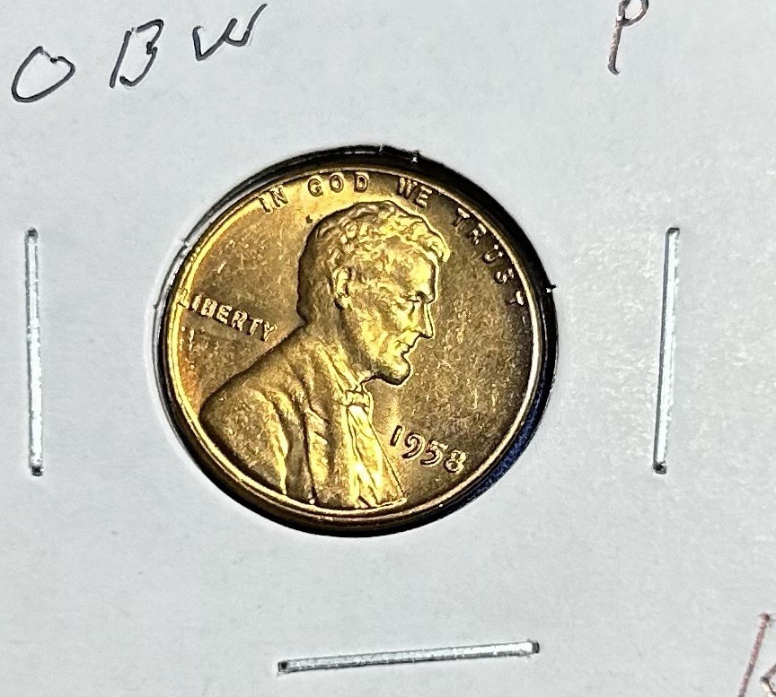 ✅ 1958 P GEM BU Lincoln Wheat Cent from OBW Roll L110