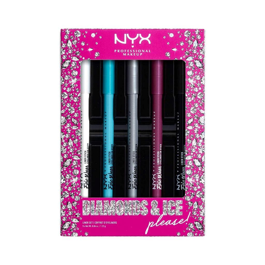 NYX Professional Makeup Diamond & Ice, Please Epic Wear 5 Piece Liner Set