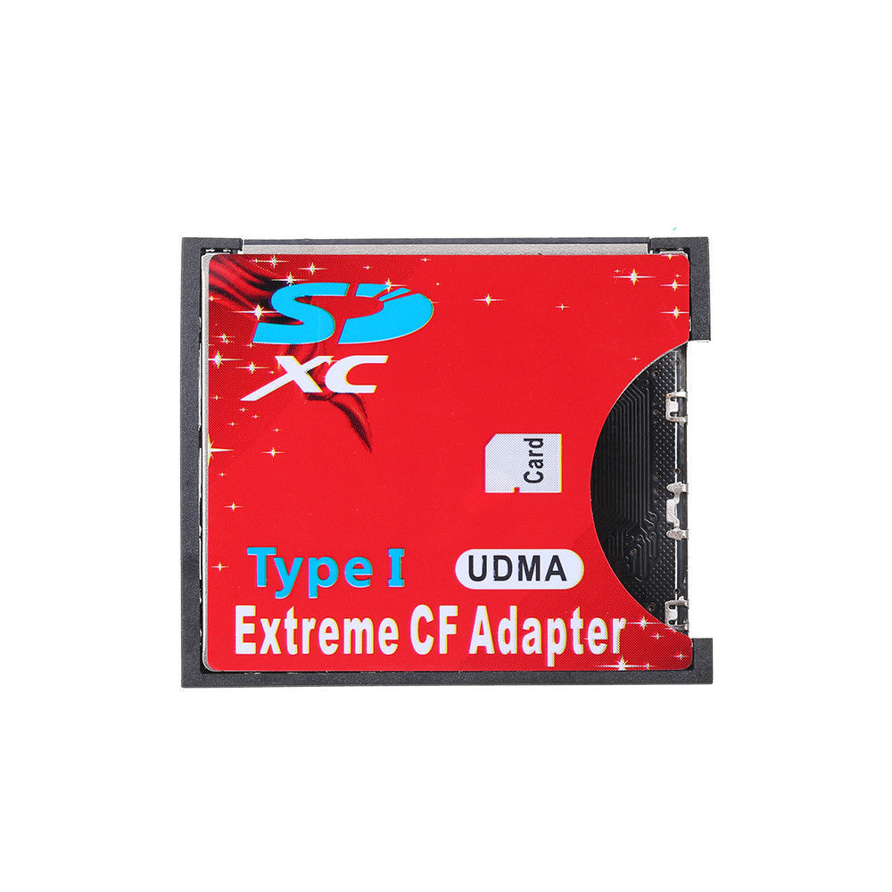SD SDHC SDXC to CF Compact Flash Type I Memory Card Adapter Converter For Camera
