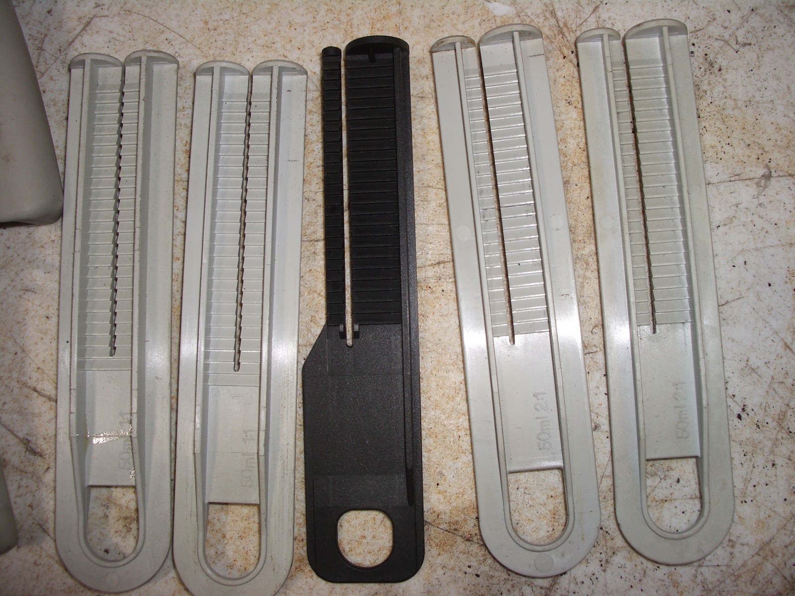 3 each assorted Loctite 50ml Manual adhesive Applicators with plungers