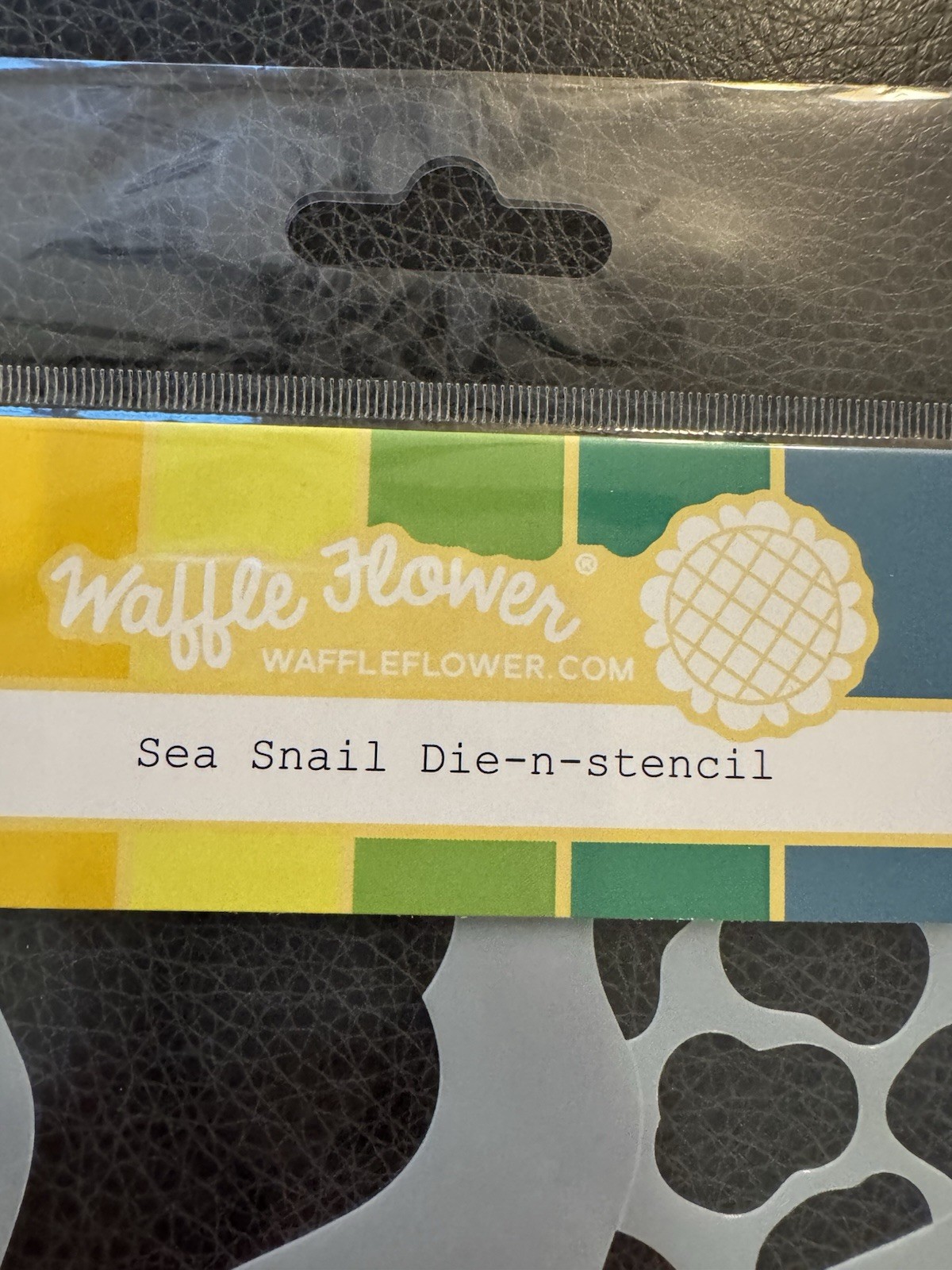 Waffle Flower Stencil And Die Sea Snail