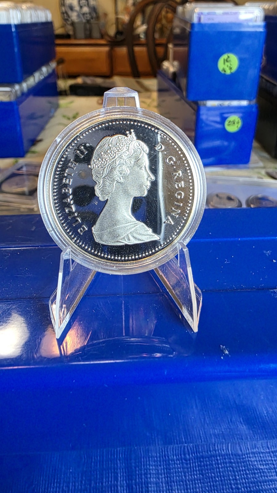 Canada 1989 One 1 Dollar MACKENZIE RIVER 50% Silver coin in original RCM case
