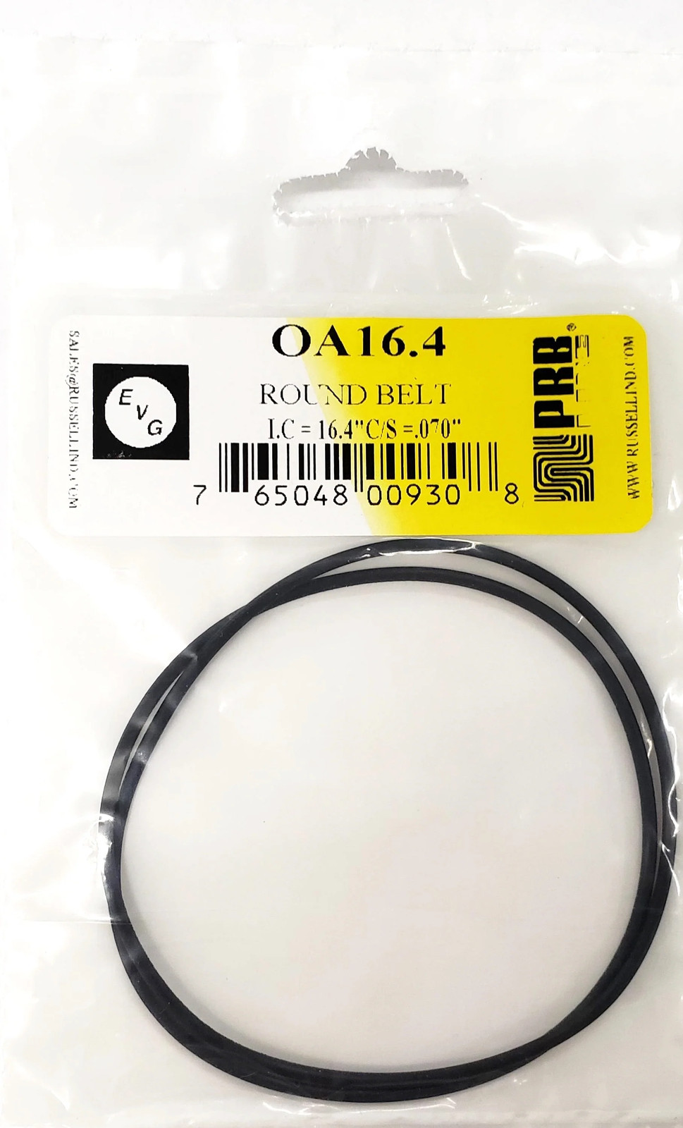 OA16.4, PRB Round Cut Belt for VCR, Cassette, CD Drive or DVD Drive OA 16.4