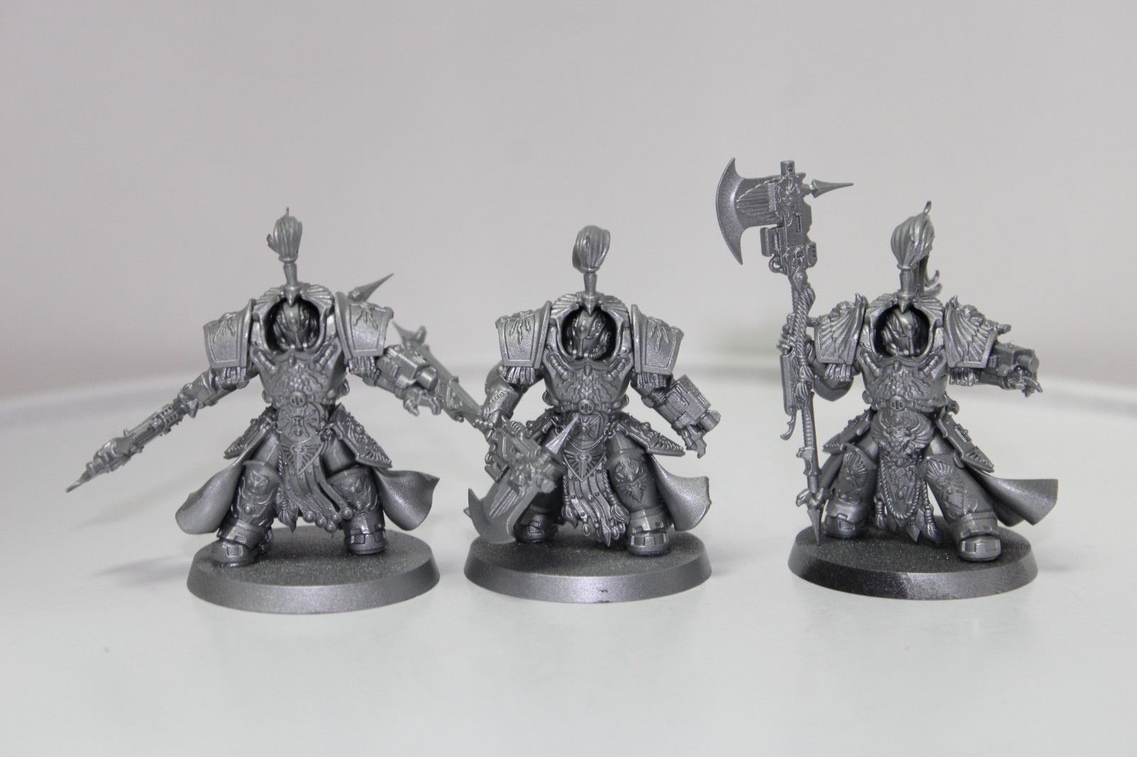 Warhammer HH 40K Adeptus Custodes Allarus Custodians x3 Good Cond 72526 B