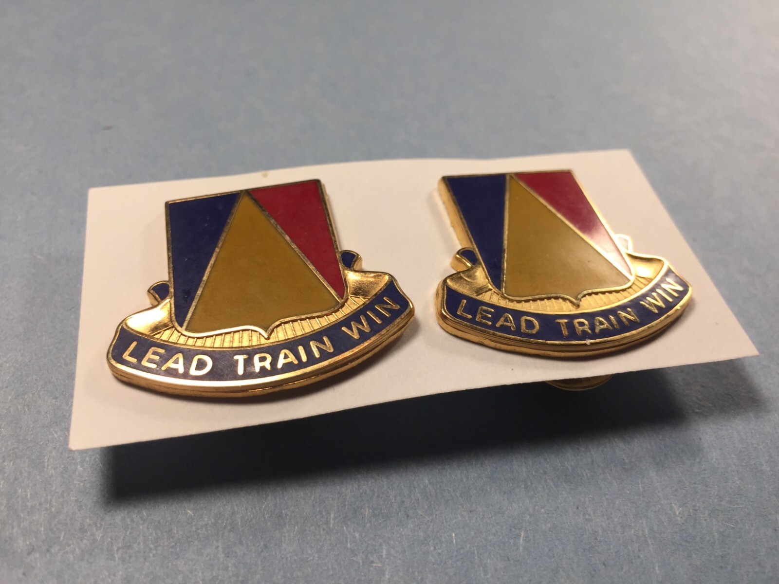 US Army-National Training Center DUI Crest (clutch back) 2 pcs