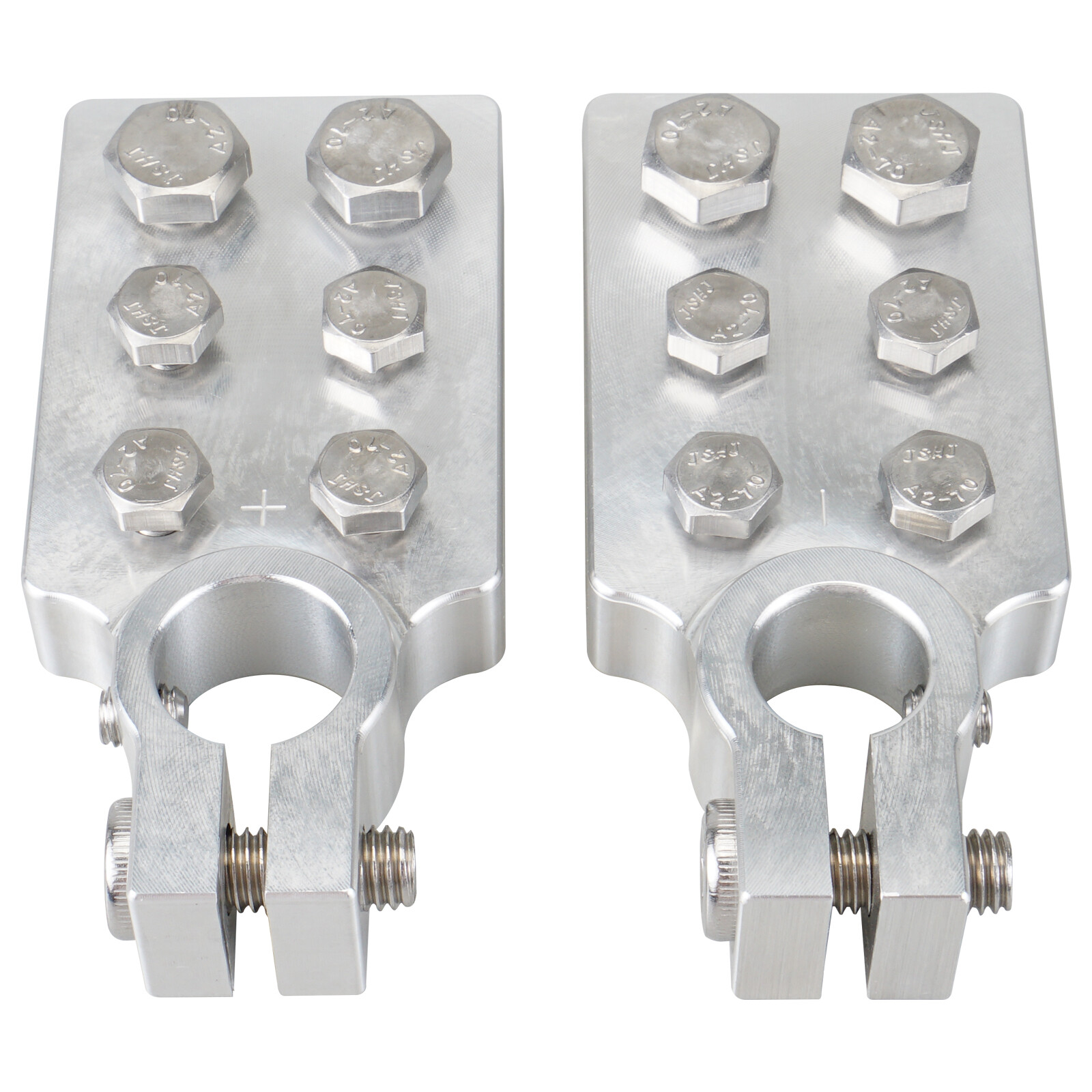 For Car Audio 6 Spot Flat Multi Connection Battery Terminals For SAE Post