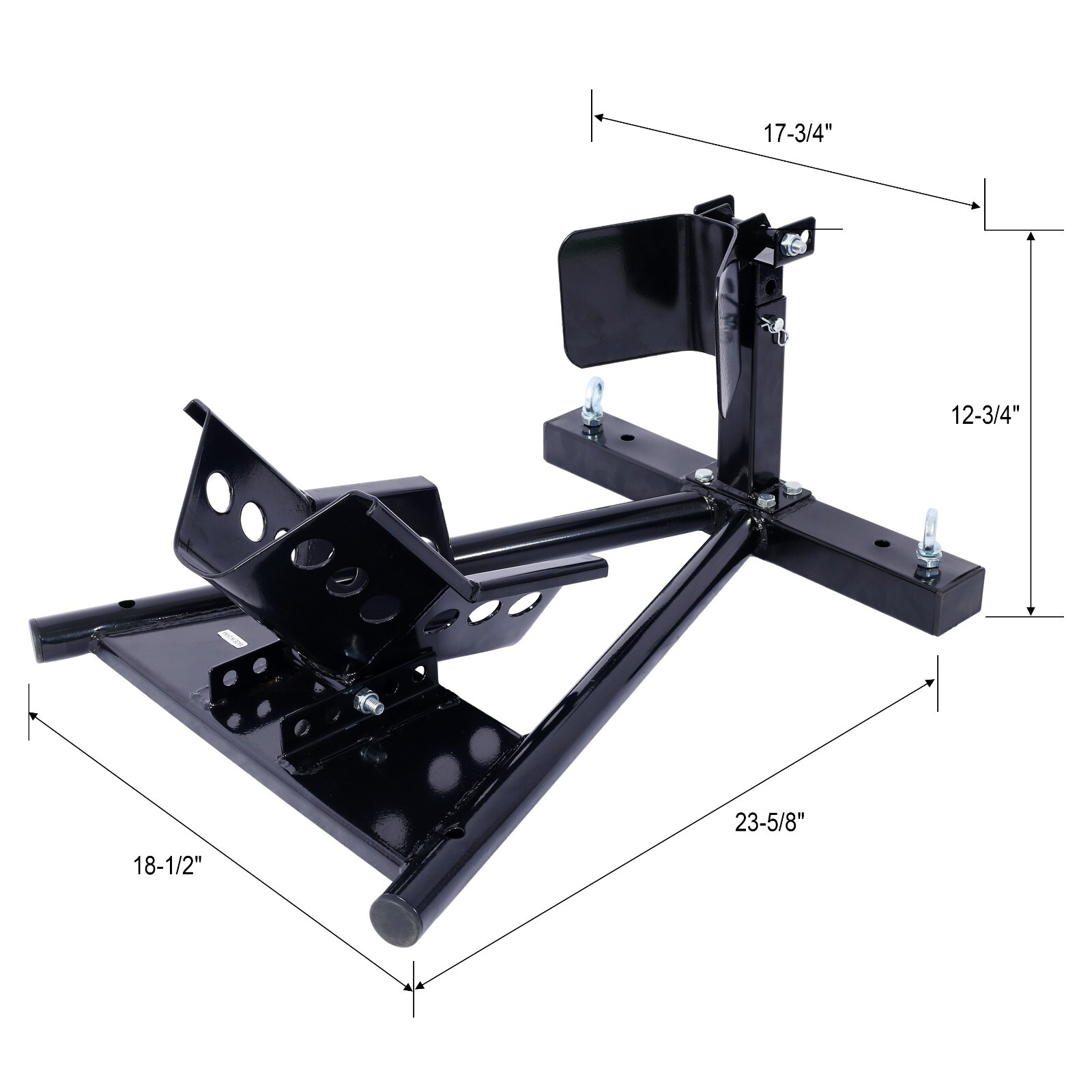 Motorcycle Front Tire Chock for 17"-21" Wheels Locking Adjusting Stand