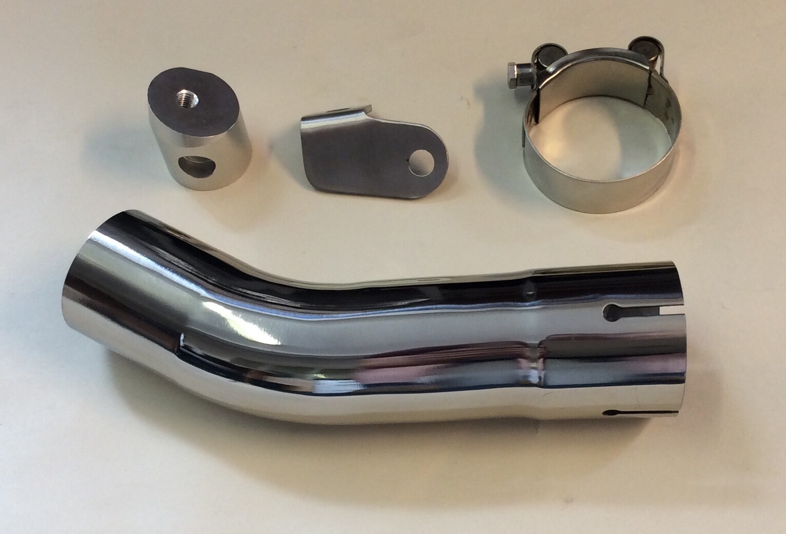 Stainless Steel Exhaust Link Pipe for GSX-S 1000 GSXS1000 F 15-20 For 51mm Can