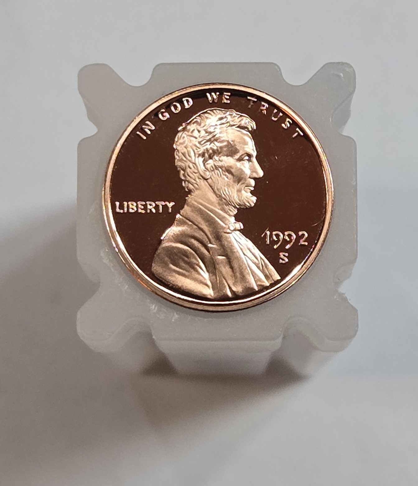 1992 S Lincoln Memorial Penny Gem Proof Blazing Red Stunning Detail # A-701