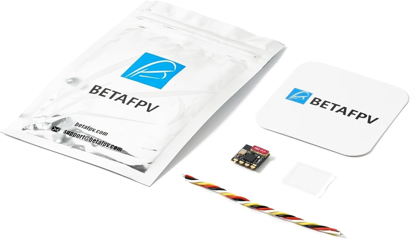 Compact ExpressLRS 2.4G Receiver with Flat Antenna - Optimal for Racing Drones