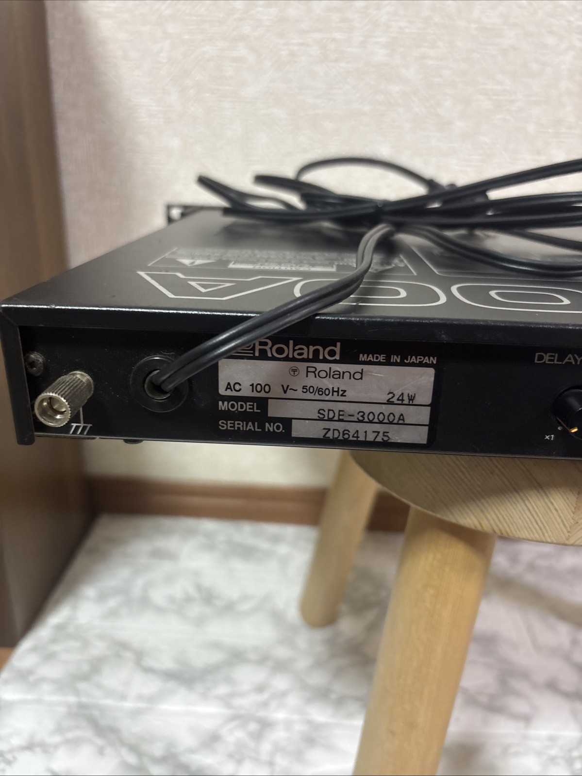 Roland SDE-3000A Digital Delay Vintage Rack Mount Effects Processor Japan TESTED