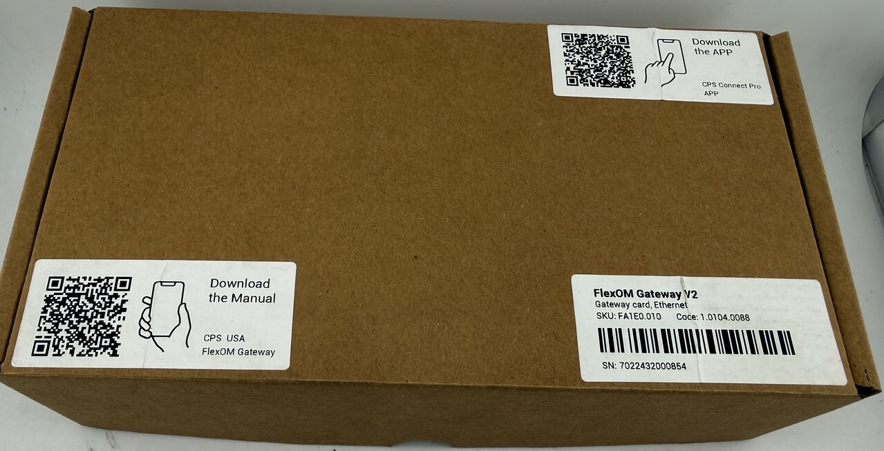 CPS FA1-C FA1E0.010 FLEXOM GATEWAY V2 DATA COMMUNICATIONS AND CONTROL GATEWAY