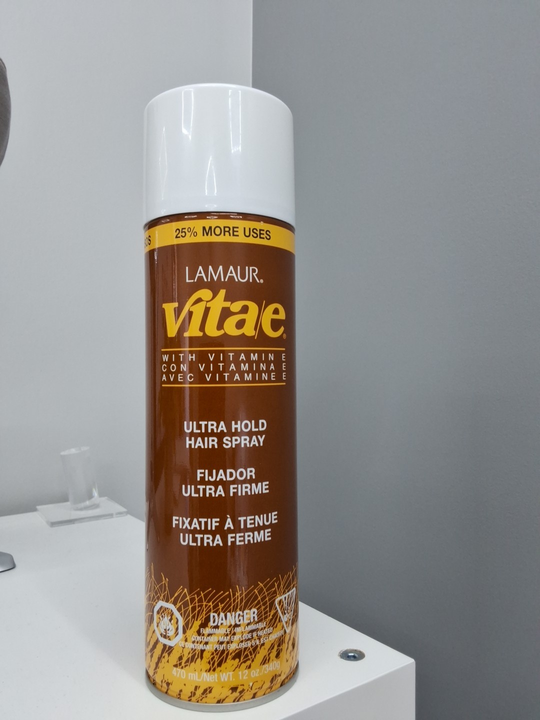 Lamaur Vitae ULTRA Hold Hairspray 12 oz Brown Can Vita/E