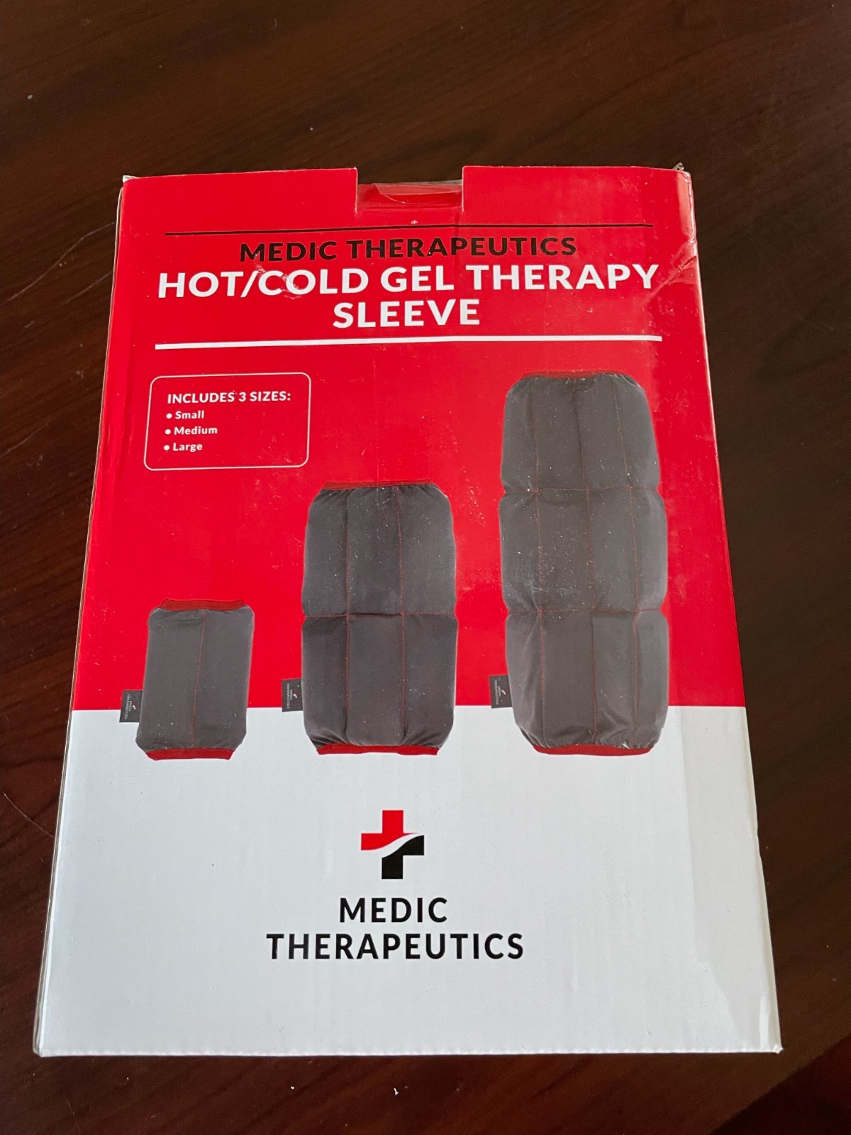 Medic Therapeutics Hot/Cold Gel Therapy Sleeve 3 pack sm/med/large NEW in Box