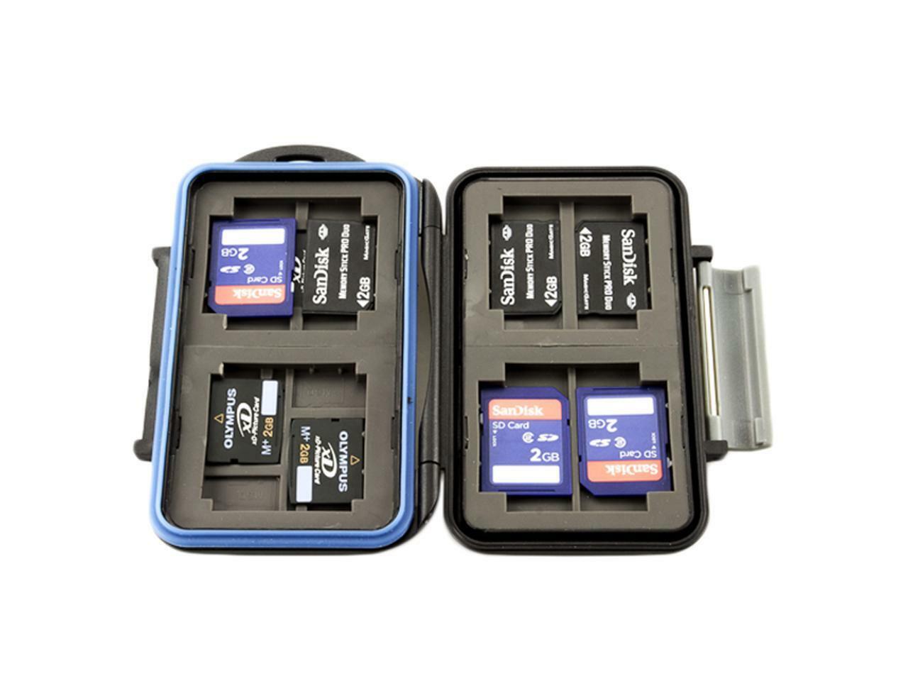 JJC MC-5 Waterproof Holder Storage Memory Card Case For 4PCS CompactFlash(CF)