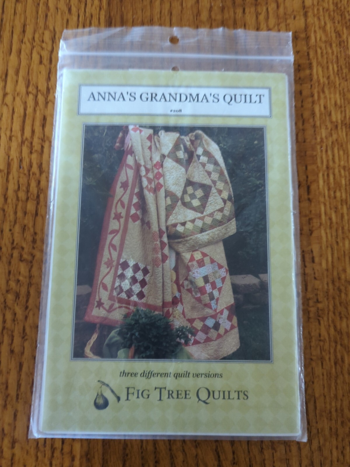 2003 ANNA'S GRANDMA'S QUILT Pattern Three Different Quilt Versions