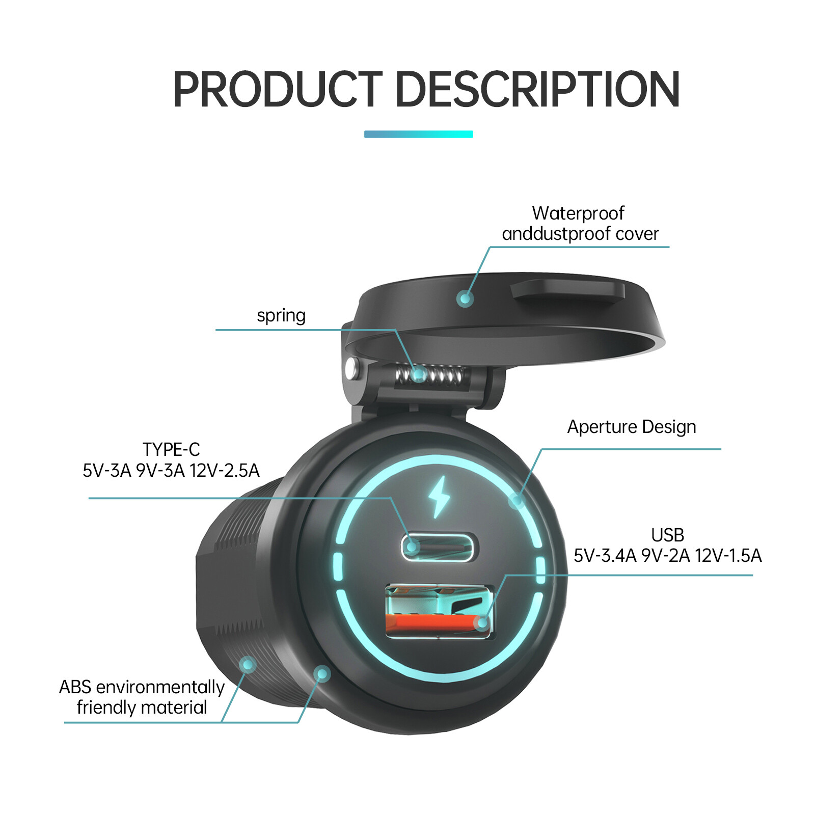 Fast Charger Car Adapter Dual USB For iPhone Samsung Android Cell Phone