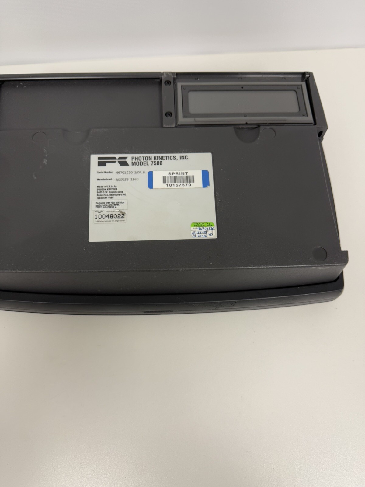 Photon Kinetics 7500 Optical Time Domain Reflectometer Unit Untested