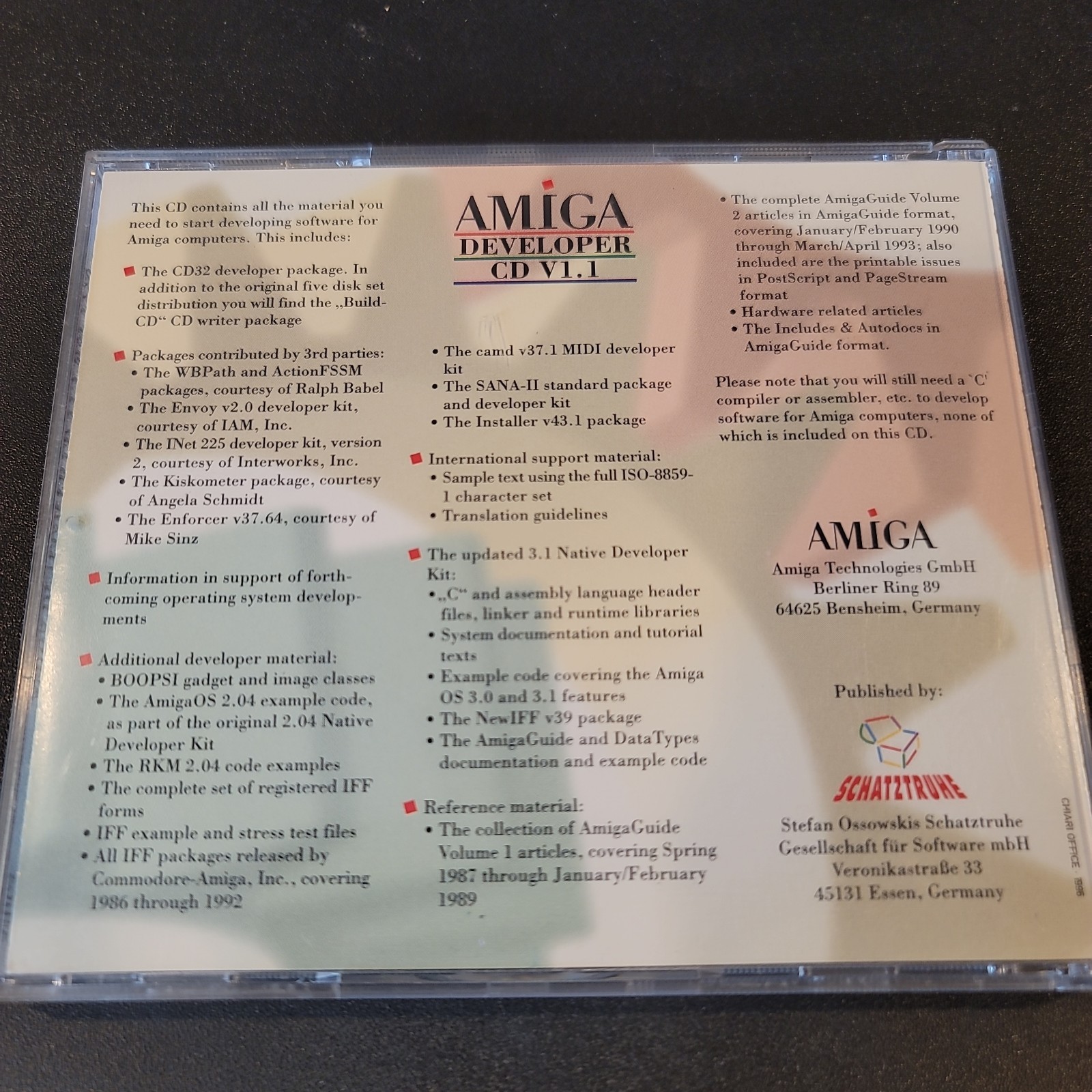 AMIGA Developer CD V1.1 May 1996