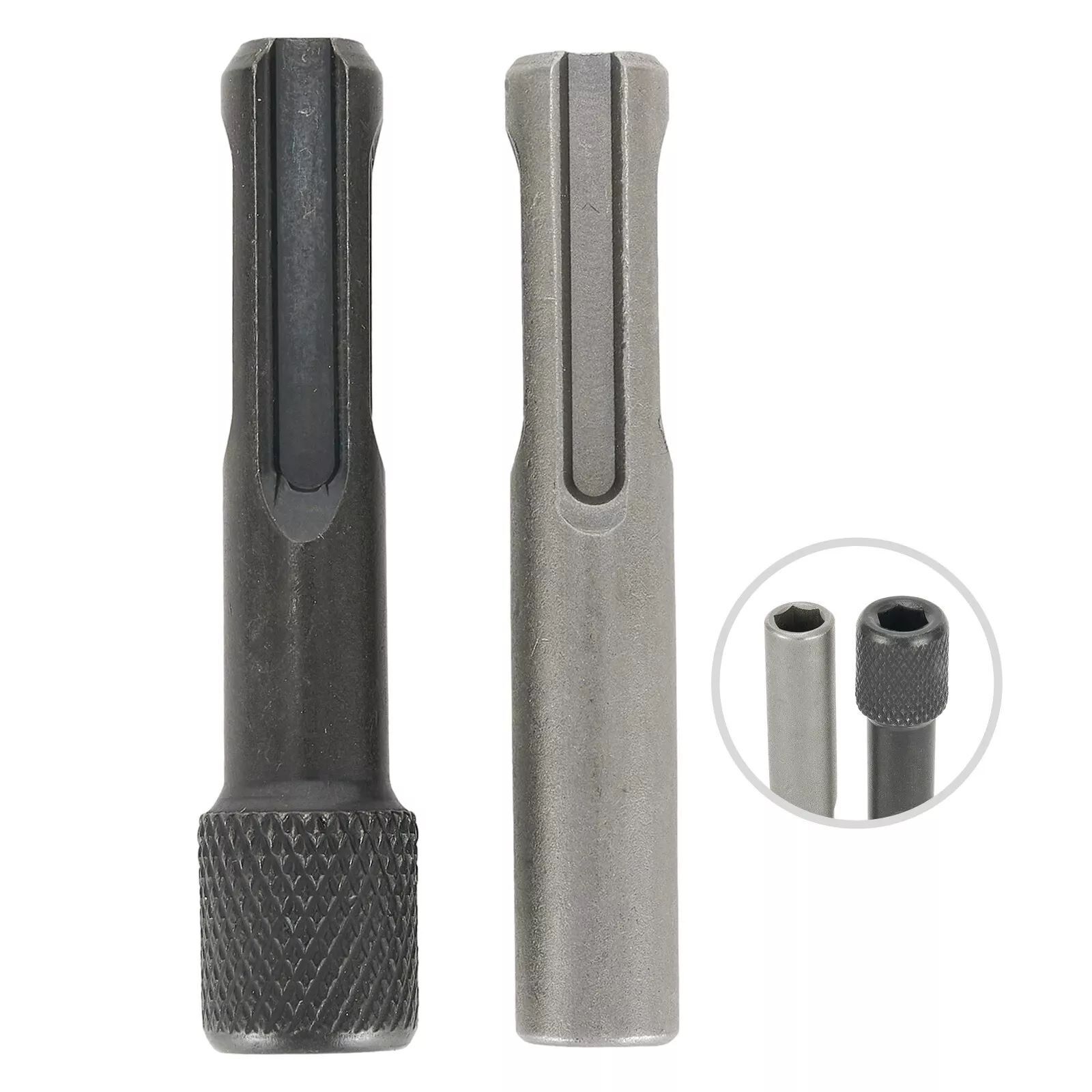 5pcs SDS Plus 1/4 Hex Socket Driver Hammer Drill Bit Adaptor Accessories Kit