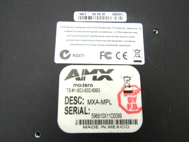 AMX Modero MXA-MPL Multi Preview Live w/ Power Cord