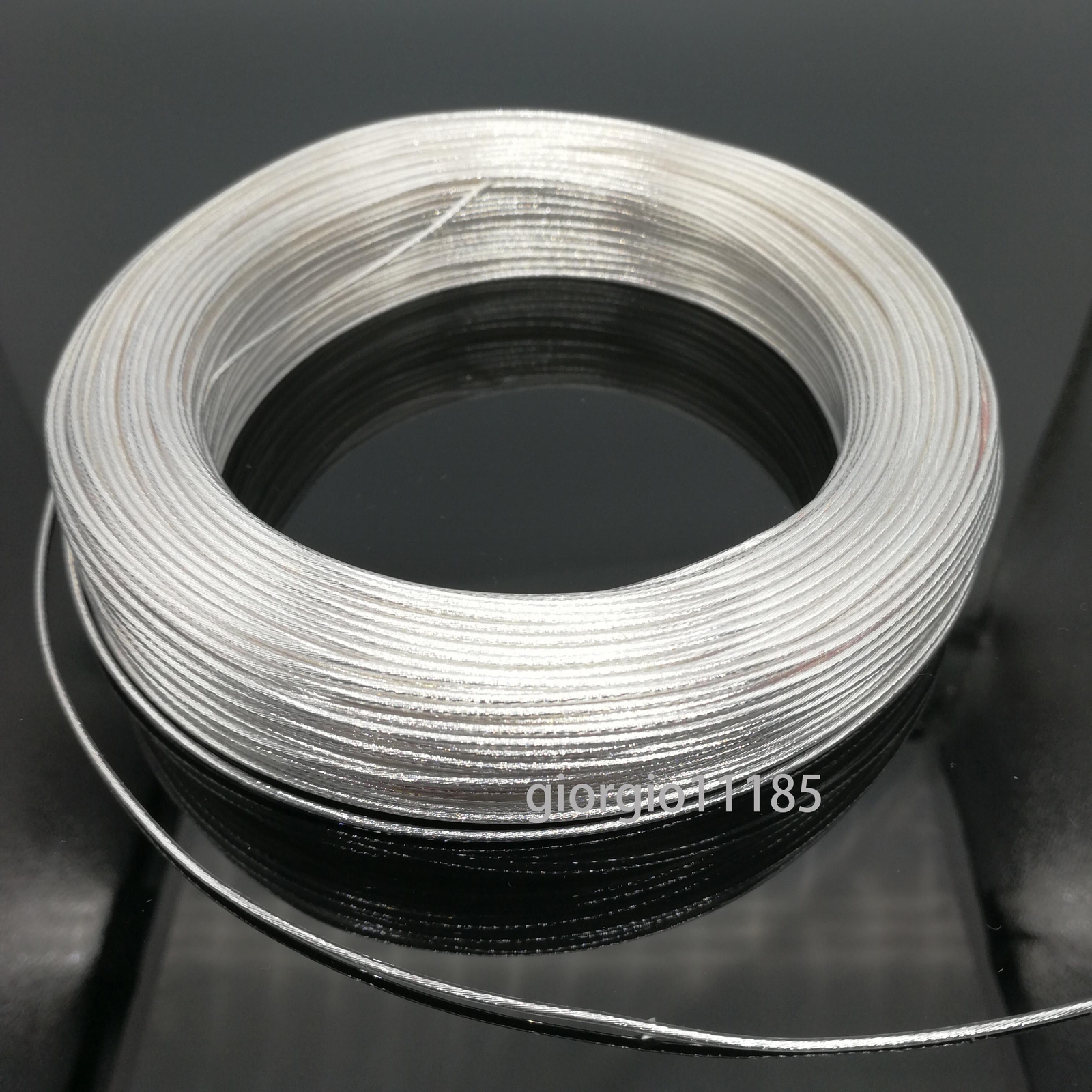 20 Feet 18 AWG High Temperature PTFE Silver Plated Wire 0.75mm2