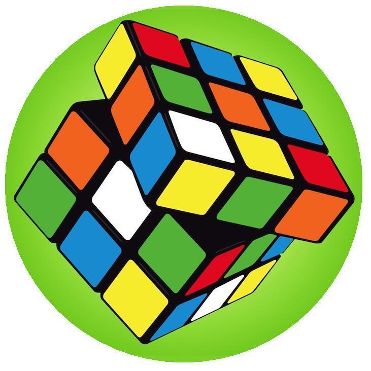 Rubik's Cube # 10 - 8 x 10 Tee Shirt Iron On Transfer