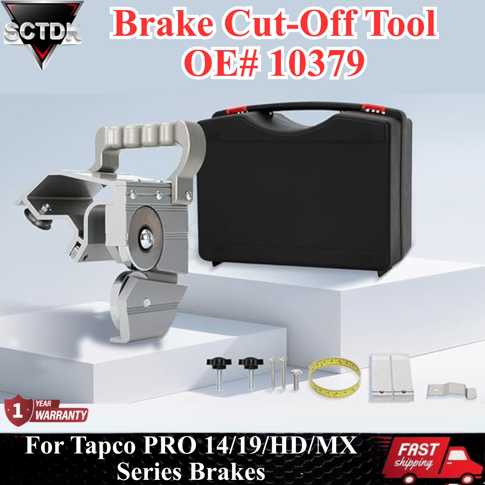 For Tapco Pro Cut-Off with Case 10379 Pro 14 HD/MX/MAX-I-MUM XL Series Brakes