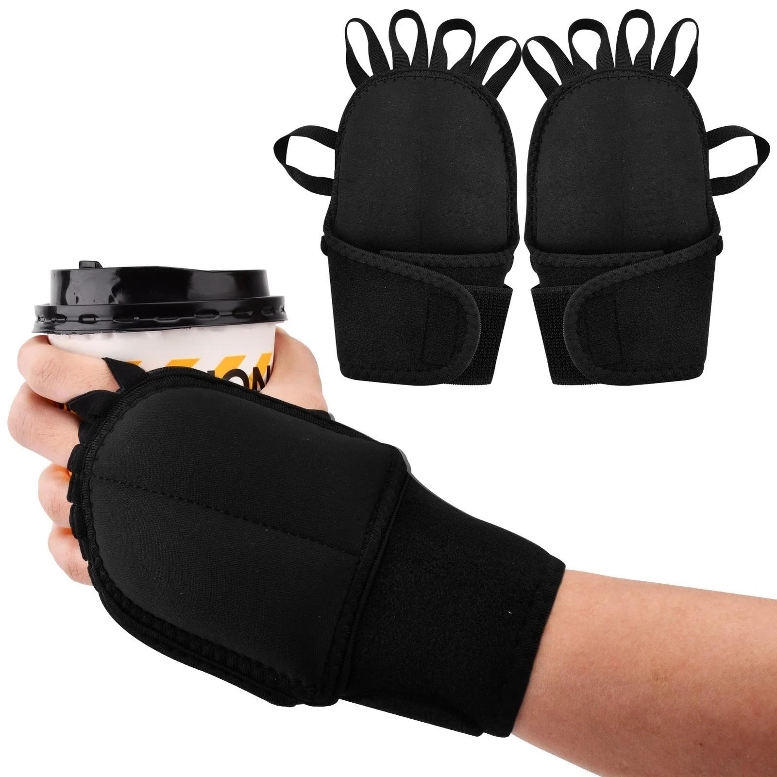 Giyochie 1 Pair Weighted Gloves for Tremors, Adjustable Hand Stability Aid to Pr