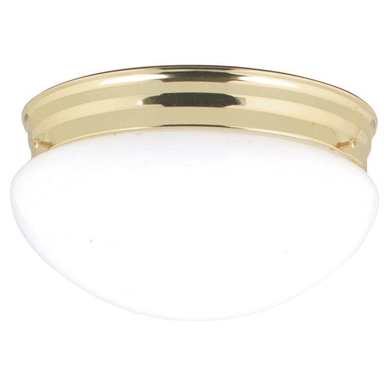 Westinghouse 4-3/4in. H X 8-7/8in. W X 8-7/8in. L Polished Brass Ceiling Light