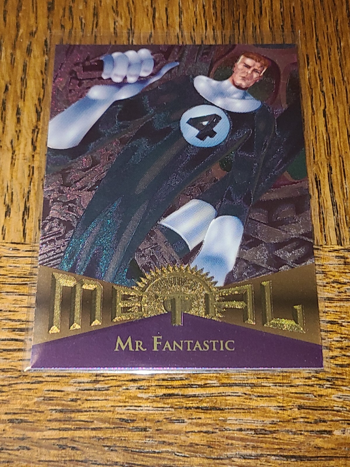 MARVEL COMICS MR. FANTASTIC 1995 FLEER METAL #36