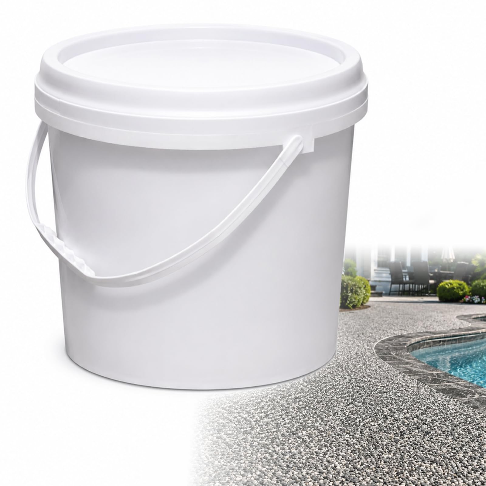 Sand & Resin Gravel Kit, Pressure Washer Safe, No Weeds (Grey)