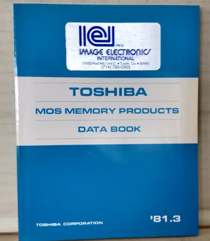 TOSHIBA MOS Memory Products Data Book, 1981 B64